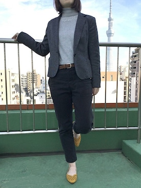 「黄色パンプス」｜vanitybeauty staffさん（レディース・160cm）の春コーディネート