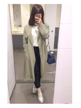 「URBAN RESEARCH Sonny Label（アーバンリサーチサニーレーベル）のアイテム（トレンチコート）」を使った、 R i n ❤︎さん（レディース・162cm）の春コーディネート