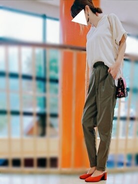 「アイテム（ラッピングキット、グリーン系）」を使った、c-h-u-r-a 。さん（レディース・153cm）の夏コーディネート