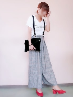 「グレンチェック」｜「アイテム（ラッピングキット）」を使った、c-h-u-r-a 。さん（レディース・153cm）の秋コーディネート