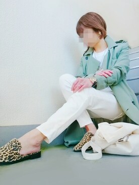 「アイテム（ピアス（両耳用））」を使った、c-h-u-r-a 。さん（レディース・151cm・40代）の春コーディネート