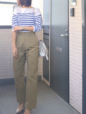 「DRWCYS（ドロシーズ）のアイテム（シューズ）」を使った、hito.wearさん（レディース・164cm）の春コーディネート