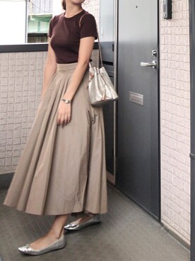 ebure（エブール）のスカートを使ったレディース人気ファッション 