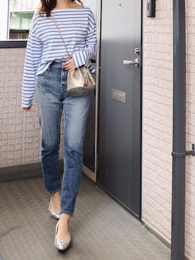 「Drawing Numbers（ドローイング ナンバーズ）のアイテム（バッグ）」を使った、hito.wearさん（レディース・164cm）の春コーディネート