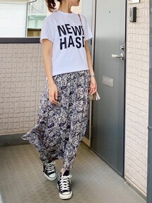ISABEL MARANT ETOILE 36 レーヨン プリントロングスカート ISABEL MARANT（イザベルマラン）の「ISABEL MARANT ETOILE