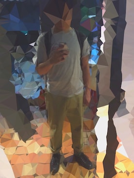 「VINTAGE（ヴィンテージ）のアイテム（Tシャツ/カットソー、シルバー系）」を使った、jack4806380さん（メンズ・173cm）の秋コーディネート