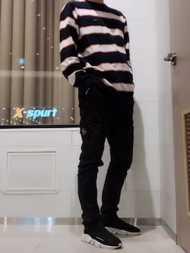 「COVERNAT」｜「アイテム（パンツ）」を使った、Ryu🇰🇷さん（メンズ・174cm）の秋コーディネート