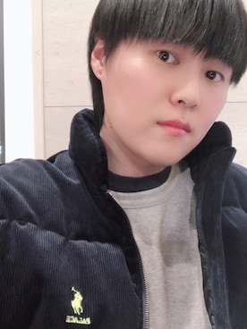 「Ralph Lauren」｜「アイテム（スウェット）」を使った、Ryu🇰🇷さん（メンズ・174cm）の秋コーディネート