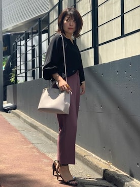 「きれいめコーディネート」｜nano・universe lady's　STAFFさん（レディース・156cm）の夏コーディネート