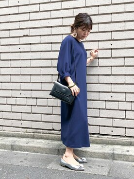 「YAHKI（ヤーキ）のアイテム」を使った、nano・universe lady's　STAFFさん（レディース・156cm）の夏コーディネート