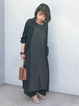 「maison-vincent（メゾンヴァンサン）のアイテム」を使った、nano・universe lady's　STAFFさん（レディース・156cm）の秋コーディネート