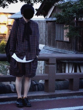 (あずき)さん(メンズ・170cm)の秋コーディネート