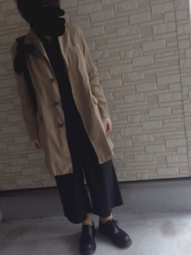 「Dr. Martens（ドクターマーチン）のDr.Martens (ドクターマーチン)/1461 3EYE GIBSON SHOES（その他シューズ）」を使った、(あずき)さん（メンズ・170cm）の春コーディネート