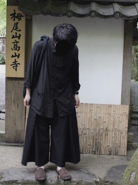 「AUTTAA」｜「アイテム（その他）」を使った、(あずき)さん（メンズ・170cm）の秋コーディネート