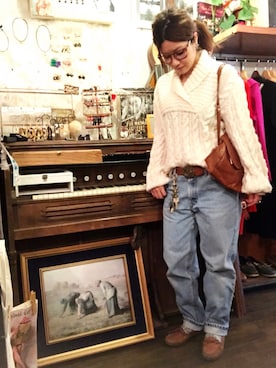 「Leah-K」｜Leah-Kさん（レディース・154cm）の冬コーディネート