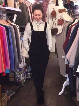 「Leah-K」｜Leah-Kさん（レディース・166cm）の冬コーディネート