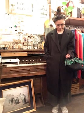 「Leah-K」｜Leah-Kさん（レディース・154cm）の冬コーディネート