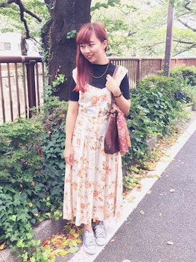 「Leah-K」｜Leah-Kさん（レディース・163cm）の夏コーディネート