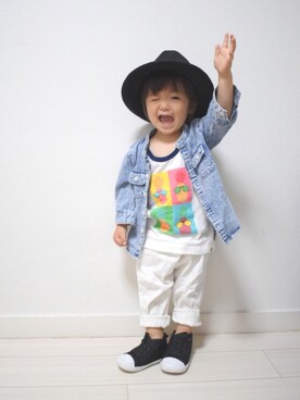 keishin&otokaさん(キッズ・80cm)の夏コーディネート