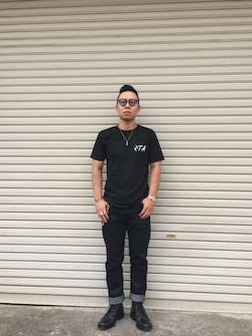 「PUBLIC SCHOOL（パブリックスクール）のアイテム（パンツ）」を使った、DAIKIさん（メンズ・164cm）の秋コーディネート