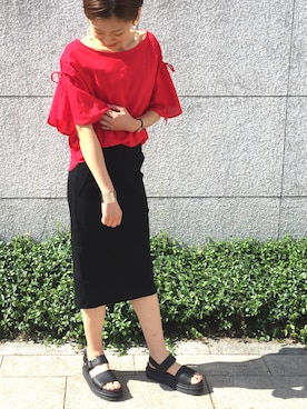 nami.kさん（レディース・171cm）の夏コーディネート