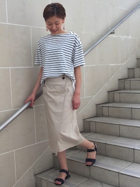 nami.kさん（レディース・171cm）の夏コーディネート