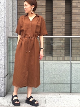 nami.kさん（レディース・171cm）の夏コーディネート