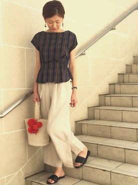 nami.kさん(レディース・171cm)の夏コーディネート