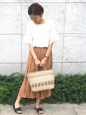 nami.kさん(レディース・171cm)の夏コーディネート