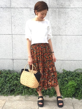 nami.kさん（レディース・171cm）の夏コーディネート