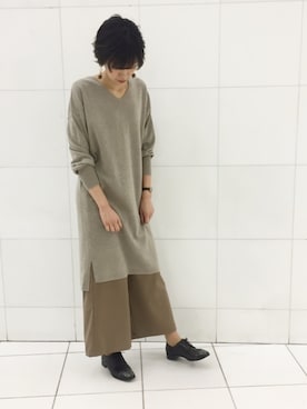 nami.kさん（レディース・171cm）の冬コーディネート