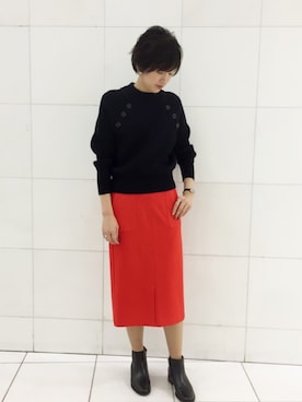 nami.kさん（レディース・171cm）の冬コーディネート