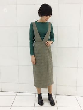 nami.kさん（レディース・171cm）の冬コーディネート