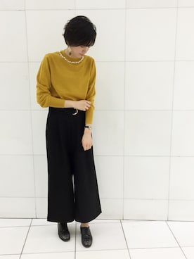 nami.kさん（レディース・171cm）の冬コーディネート