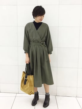 nami.kさん（レディース・171cm）の冬コーディネート