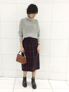 nami.kさん(レディース・171cm)の冬コーディネート