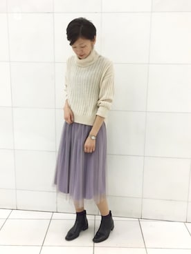 nami.kさん(レディース・171cm)の冬コーディネート