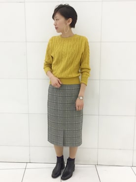 nami.kさん（レディース・171cm）の冬コーディネート