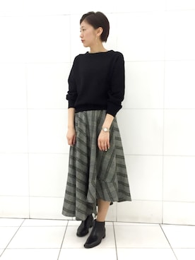 nami.kさん（レディース・171cm）の冬コーディネート