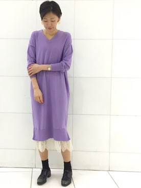 nami.kさん（レディース・171cm）の冬コーディネート