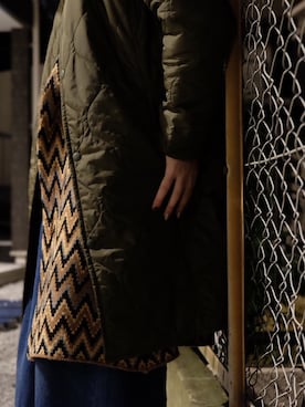 「KIFFE（キッフェ）のアイテム（ジャケット/アウター）」を使った、で んさん（レディース・156cm）の春コーディネート