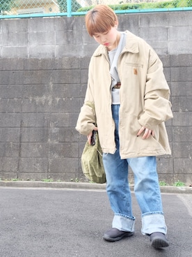 で んさん（レディース・156cm）の春コーディネート