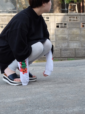 で んさん（レディース・156cm）の春コーディネート