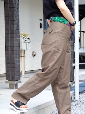 で んさん（レディース・156cm）の春コーディネート