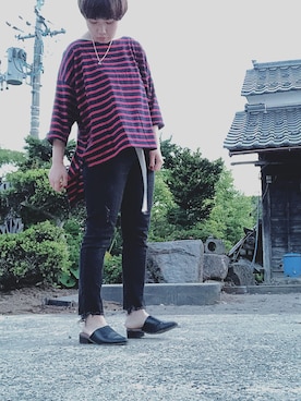 で んさん（レディース・156cm）の夏コーディネート