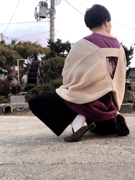 「Casselini（キャセリーニ）のアイテム（その他シューズ）」を使った、で んさん（レディース・156cm）の春コーディネート