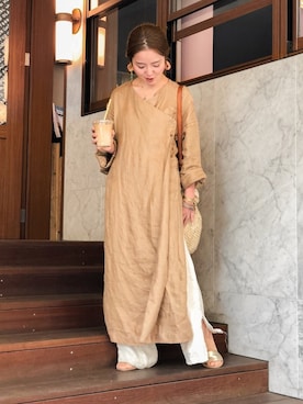 「Ms.yuu by Nothing And Others（ミスユーバイナッシングアンドアザーズ）のアイテム」を使った、aiさん（レディース・153cm）の夏コーディネート