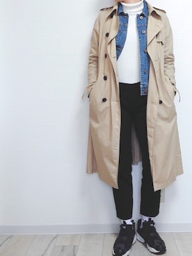 「Reflect（リフレクト）のアイテム（ジャケット/アウター）」を使った、Mさん（レディース・164cm）の春コーディネート