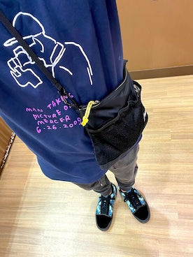 「シュプリーム」｜「アイテム（スウェットパンツ）」を使った、sasakatuさん（メンズ・163cm）の春コーディネート
