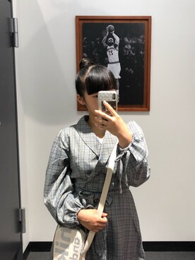 「Doublefocus（ダブルフォーカス）のアイテム（ワンピース/ドレス）」を使った、Kanaさん（レディース・151cm）の秋コーディネート